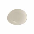 Tuxton China Vitrified China Ellipse Plate Eggshell - 8.5 in. - 2 Dozen BEZ-084P